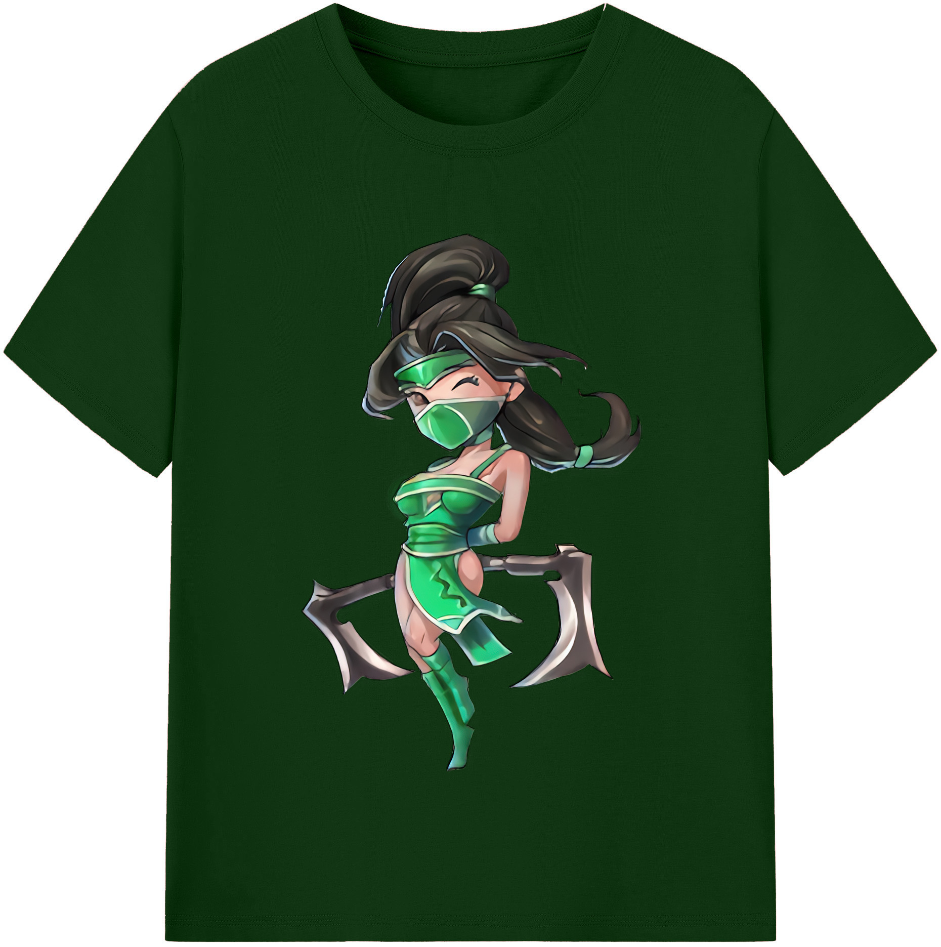 リーグ・オブ・レジェンド League of Legends LOL 綿100％半袖Tシャツ（フロントプリント）